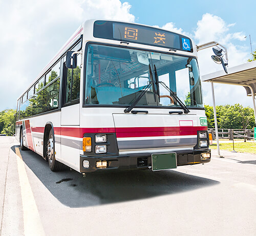 路線バスでお越しの方